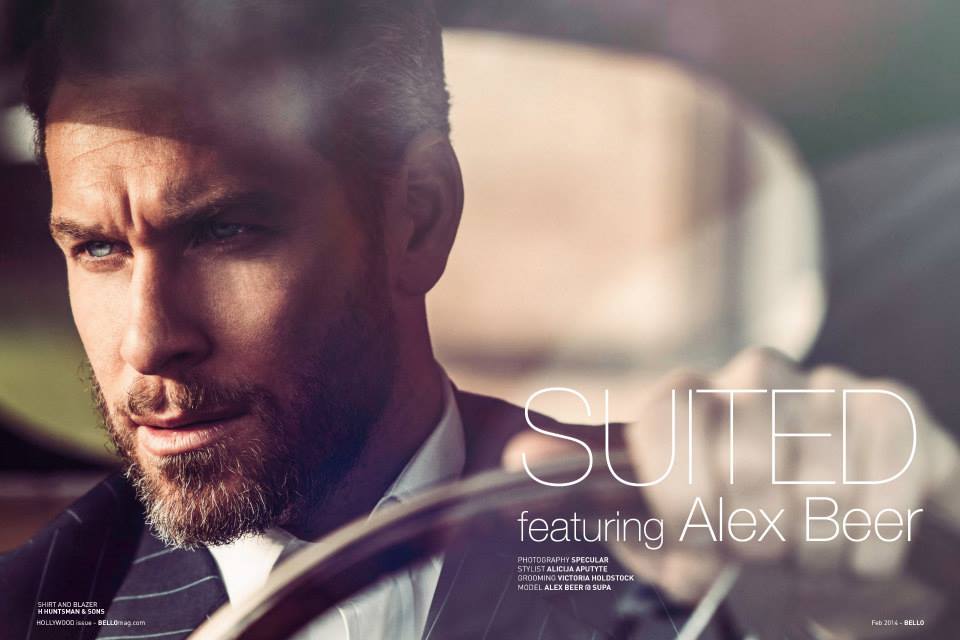 alex beer male grooming makeup artist bello magagzine