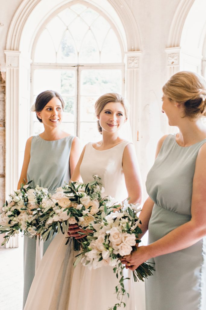 classic wedding makeup at brinkburn priory